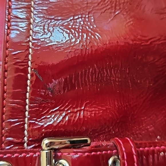 Coach 2003 VINTAGE Small Gallery Tote Wine Signature C Lining - Picture 16 of 17